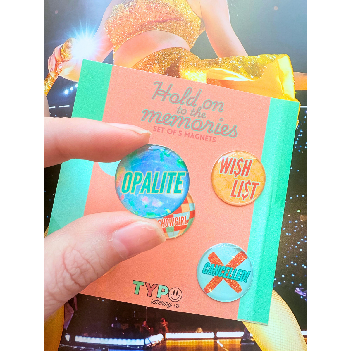 Showgirl Magnet Set (Pack of 5)