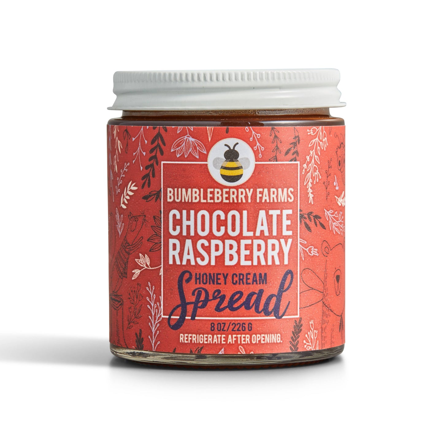 2023 AWARD-WINNER! Chocolate Raspberry Honey Cream Spread