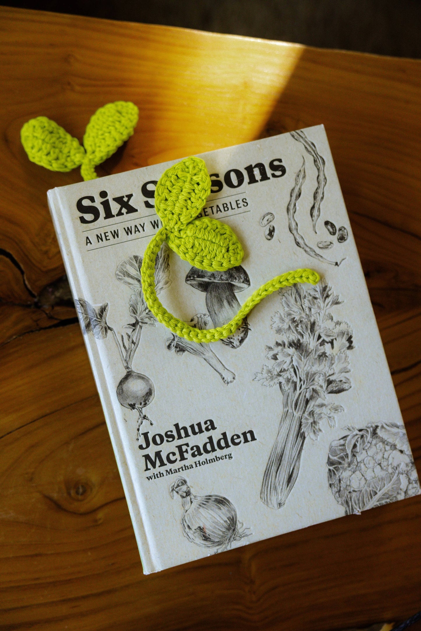 Handmade Crochet Sprout Bookmark - For Book Lovers!