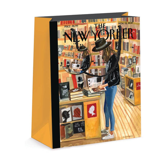 New Yorker Medium Gift Bag - At the Bookstore