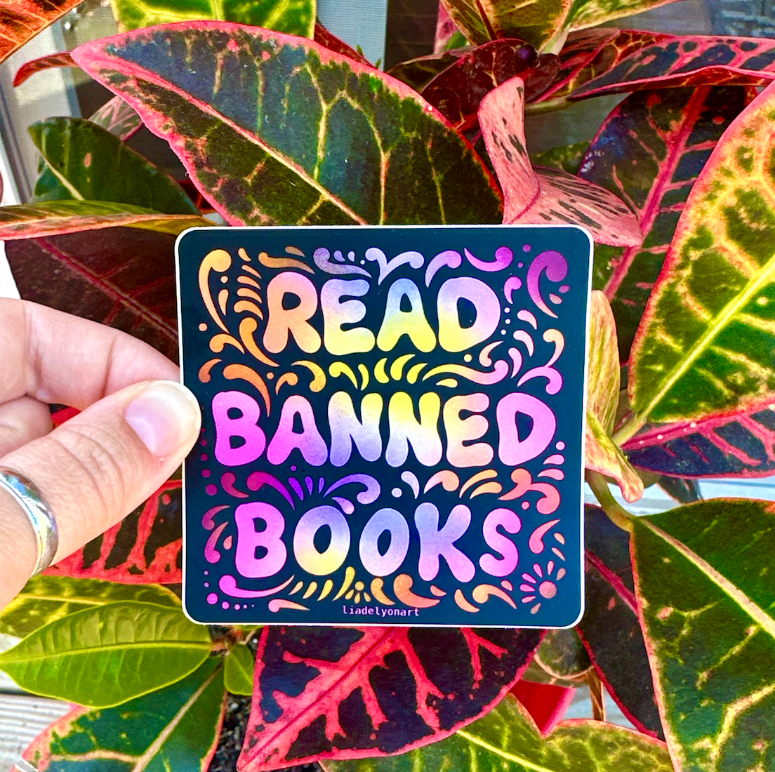 Read Banned Books Sticker