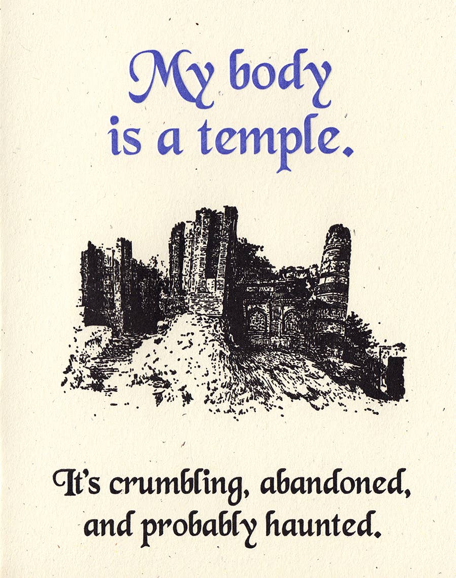 Temple Greeting Card