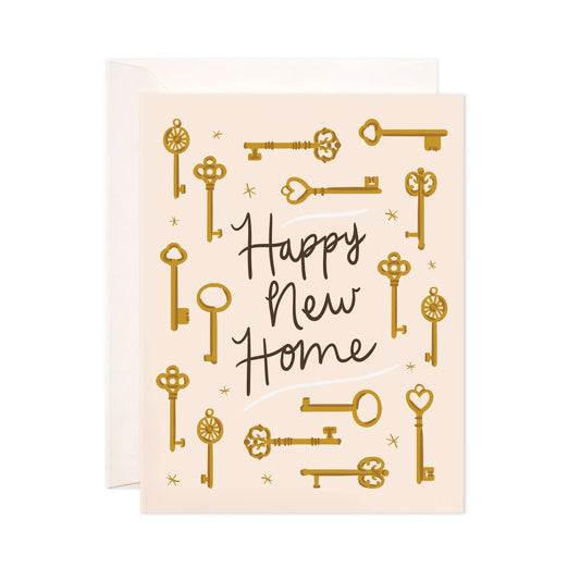 New Home Keys Greeting Card