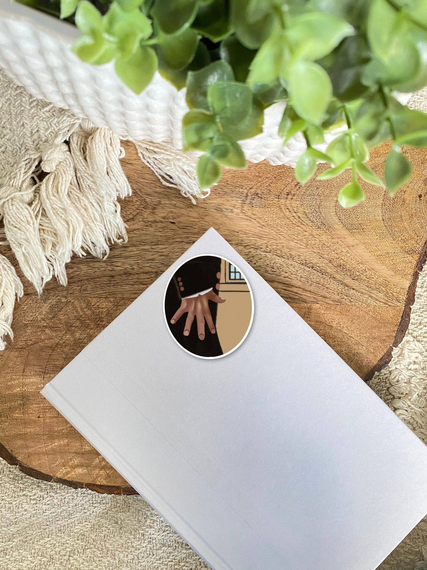 Hand Flex Mr Darcy Vinyl Sticker