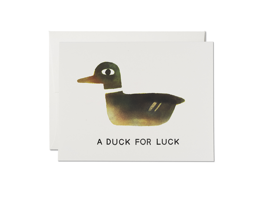 A Duck friendship greeting card