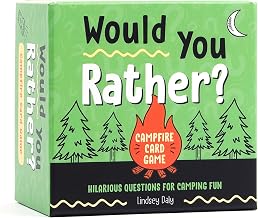 Would You Rather? Campfire Card Game: Hilarious Questions for Camping Fun and Outdoor Adventures