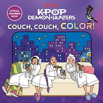 KPop Demon Hunters: Couch, Couch, Color! Official Coloring Book by Random House