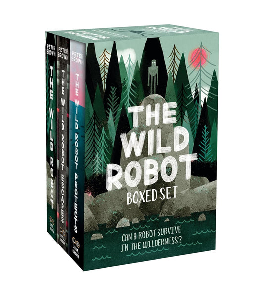 The Wild Robot Boxed Set by Peter Brown (3 Books)