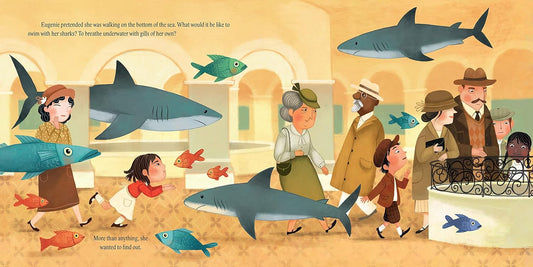 Shark Lady by Jess Keating; Illustrated by Marta Álvarez Miguéns (Hardcover Picture Book)