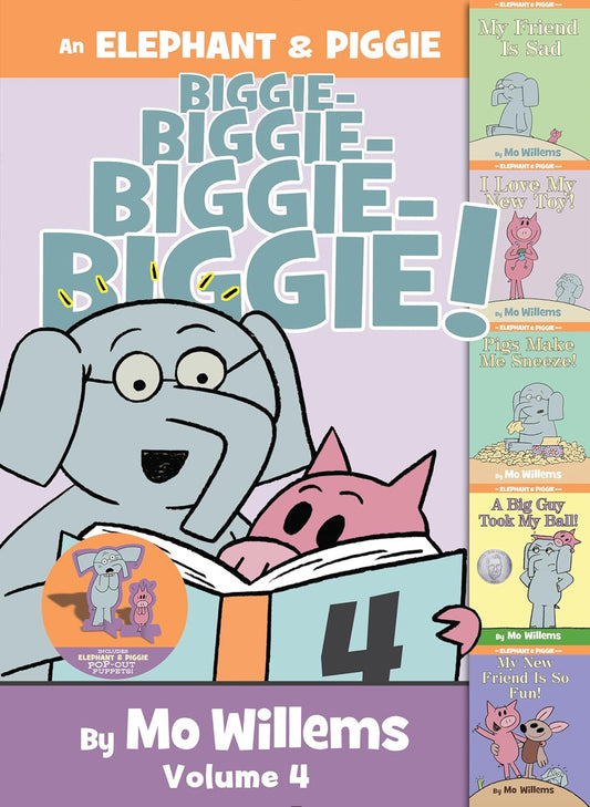 An Elephant and Piggie: Biggie-Biggie-Biggie-Biggie! Book 4 by Mo Willems