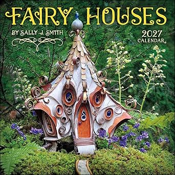 Fairy Houses 2027 Wall Calendar