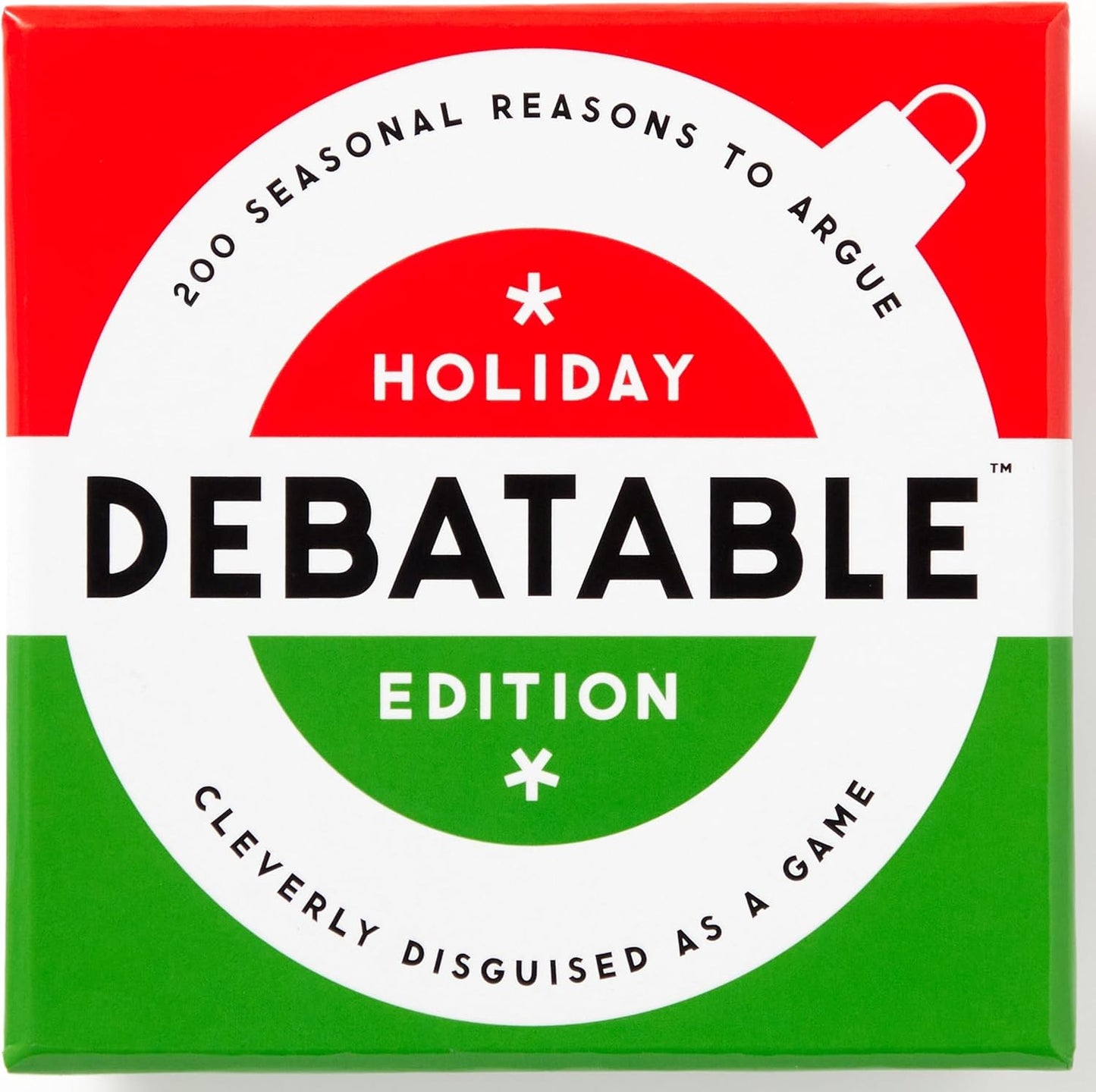 Debatable Holiday Edition – Social Party Game with 400 Holiday Topics to Argue About, 2+ Players