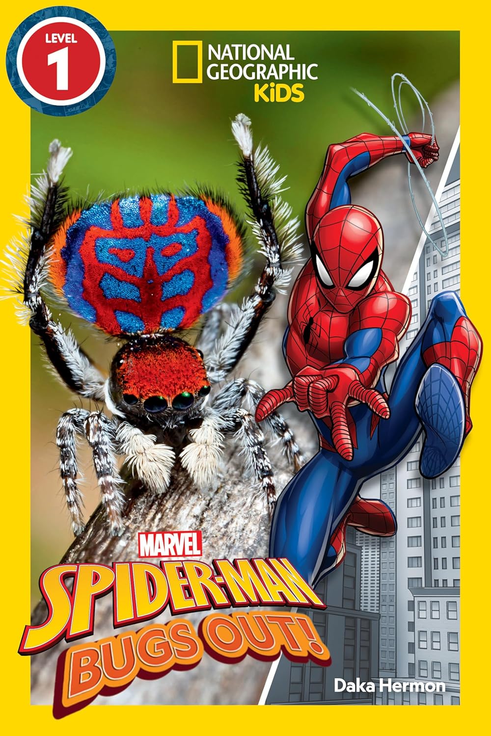 Marvel's Spider-Man Bugs Out! (National Geographic Kids Readers, Level 1) by Daka Hermon (Paperback)