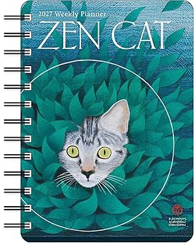 Zen Cat 2027 Weekly Planner Calendar