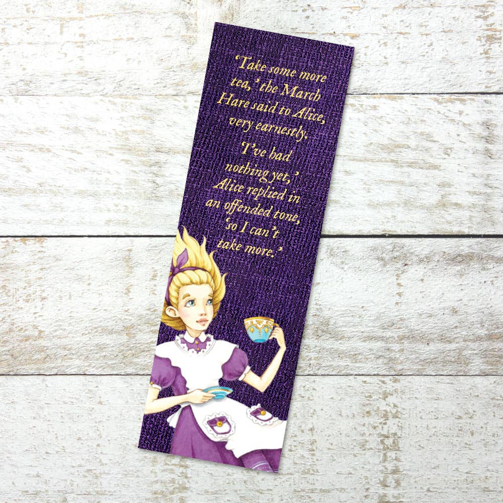 Alice in Wonderland - Punny Loose Tea with Bookmark