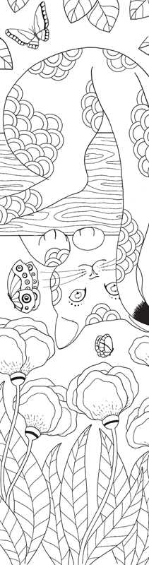 Cats Coloring Bookmarks by Rockpool  Publishing