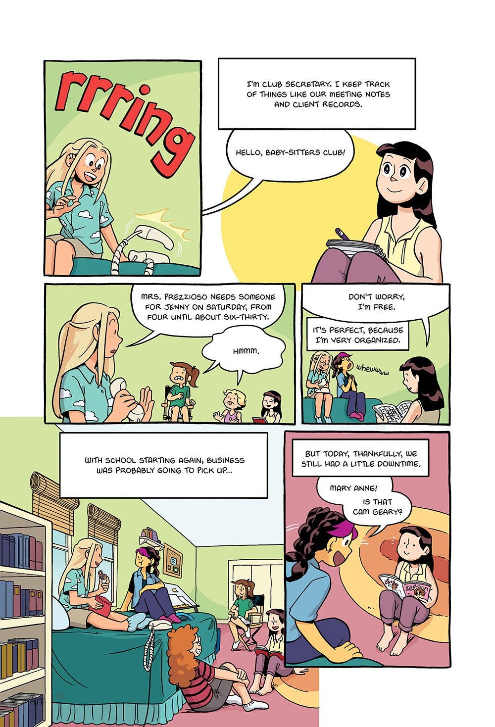Logan Likes Mary Anne!: A Graphic Novel (the Baby-Sitters Club #8): Volume 8 (Baby-Sitters Club Graphix #08)
