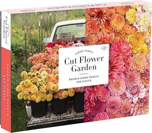 Floret Farm's Cut Flower 500 Piece Double-Sided Puzzle
