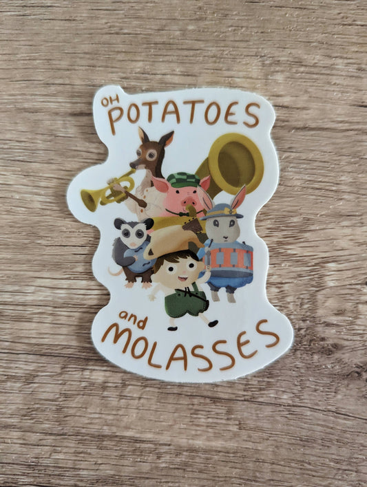 Oh Potatoes and Molasses - Cute Over the Garden Wall Sticker