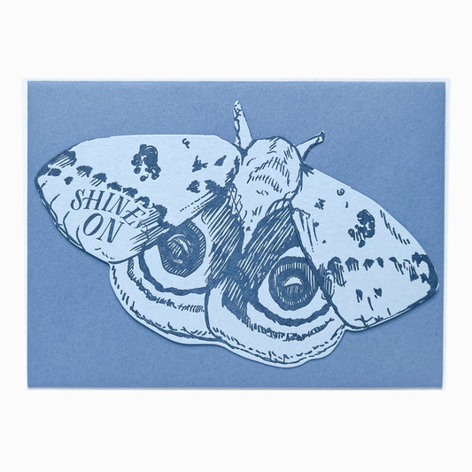 Io moth shine on gift card