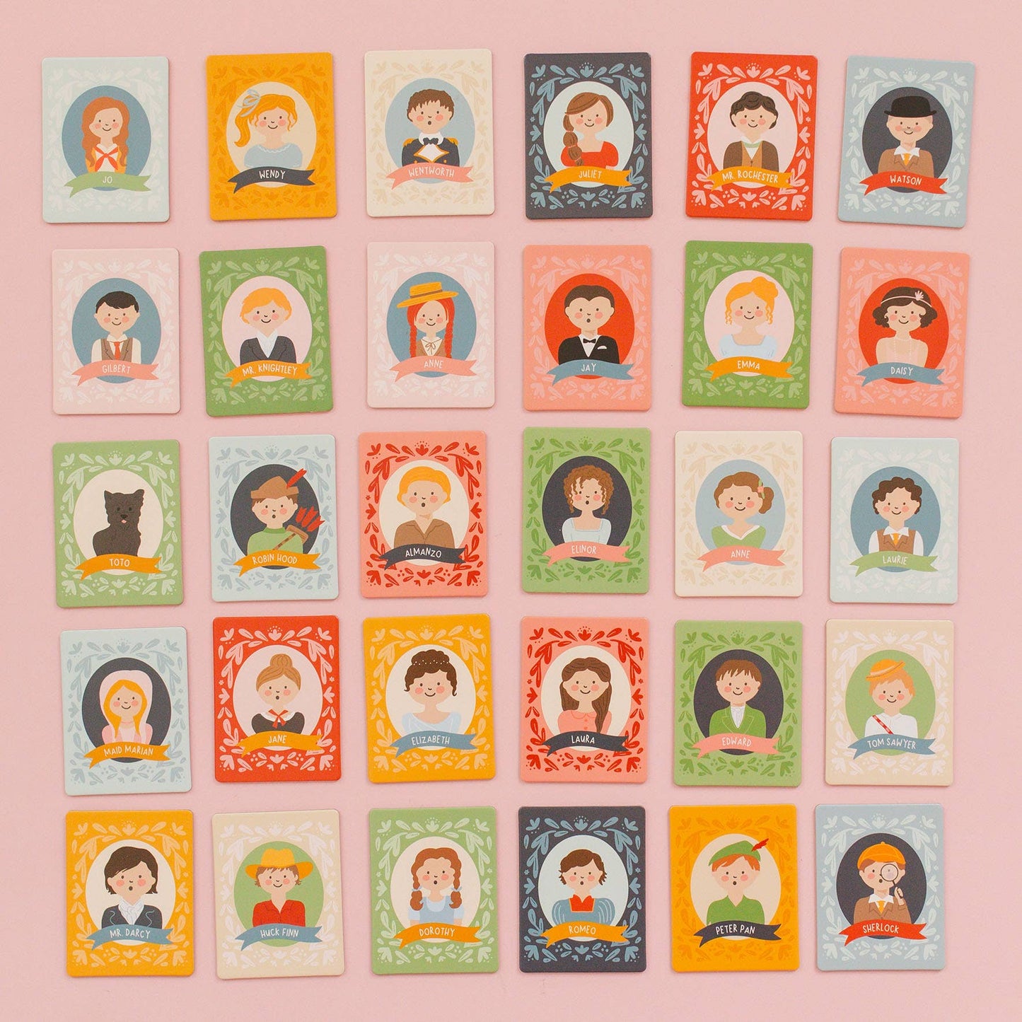 Dynamic Duos Literary Matching Memory Card Game