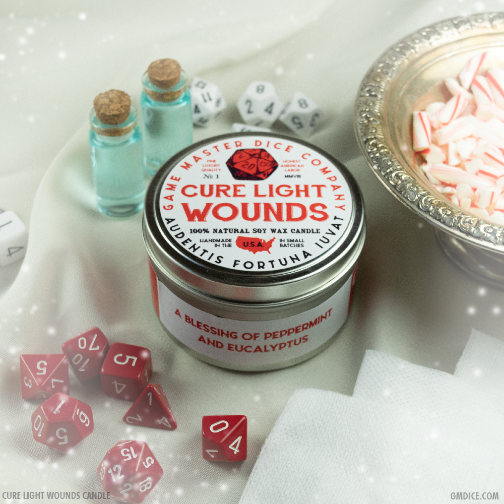Cure Wounds Gaming Candle