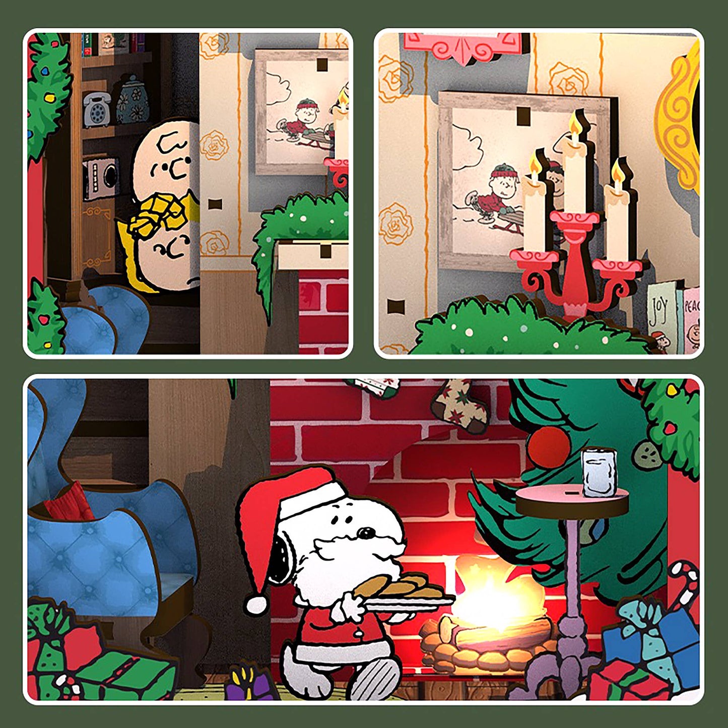 Peanuts Christmas - DIY Book Nook Kit