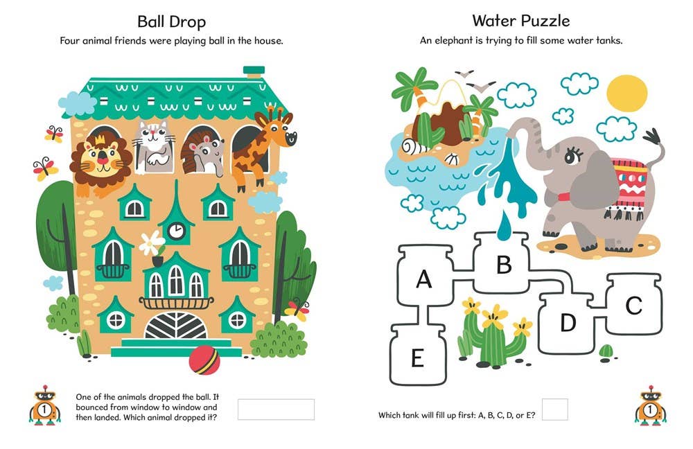 Train Your Brain: Logic Games (Brain Teasers for Kids)