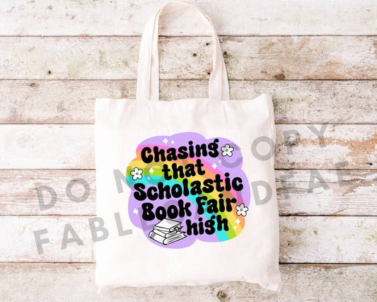 Book Fair High Book Inspired Tote Bag