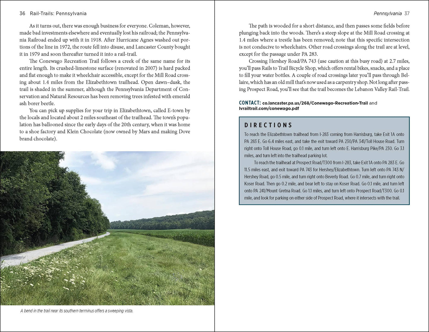 Rail-Trails Pennsylvania (Paperback)