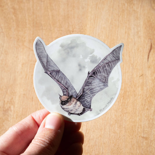 Bat & Full Moon 3” Vinyl Sticker