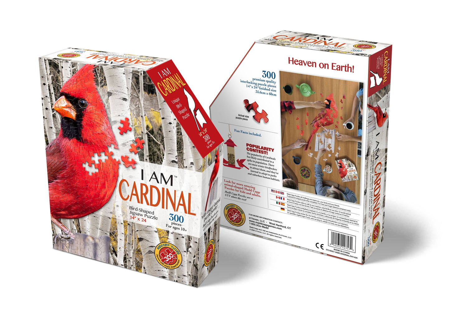 I AM CARDINAL 300 piece jigsaw adult puzzle - Great gift!