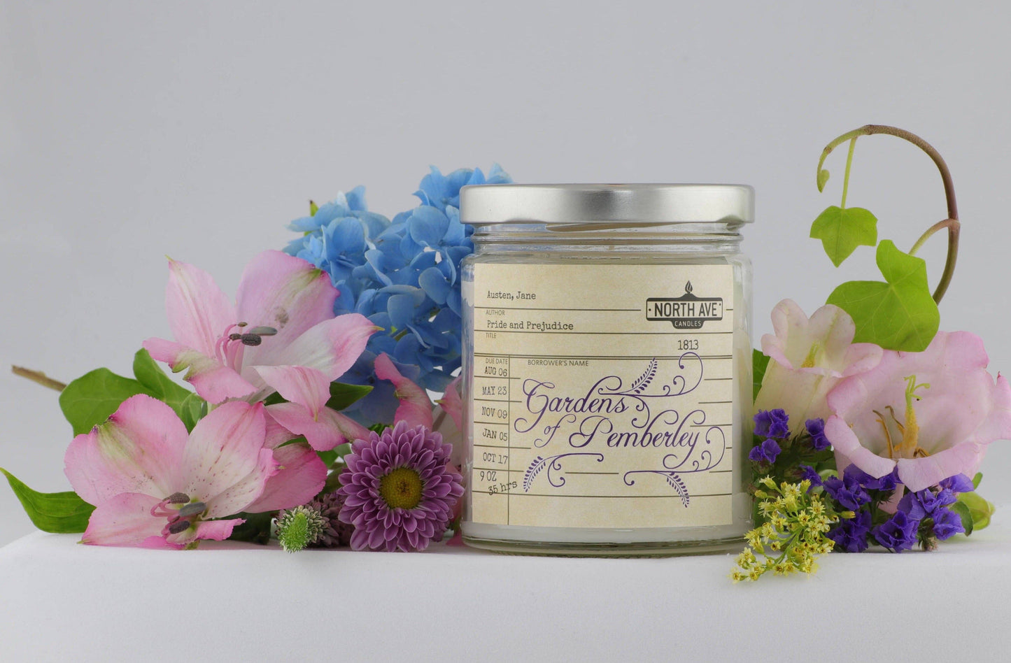 Book Candle / Pride and Prejudice - Gardens of Pemberley