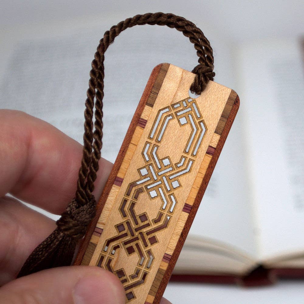 Celtic Knot (Cut-Out ) Engraved Wooden Bookmark