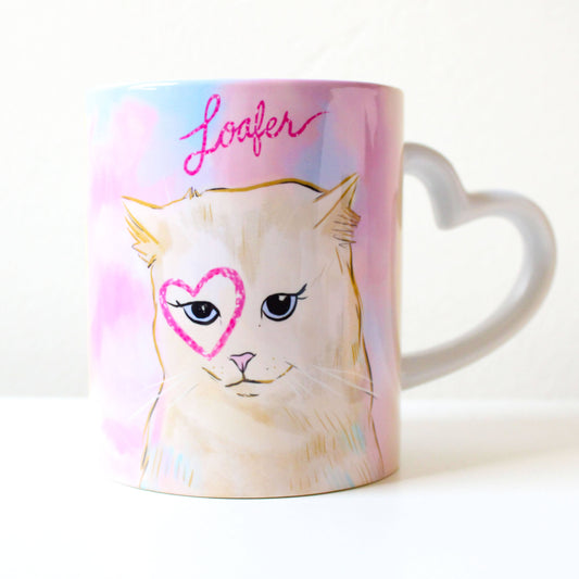 Loafer Heart Handle Mug