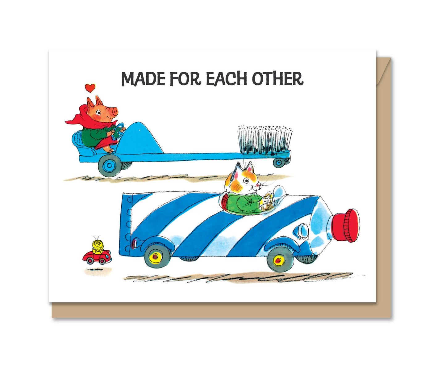 "Made for Each Other" Richard Scarry Card