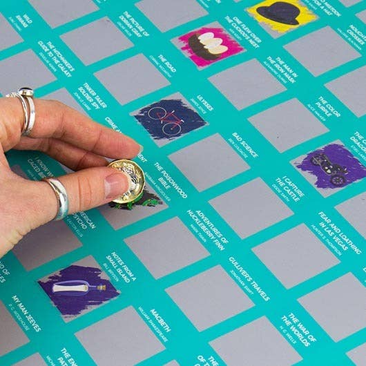 100 Books Bucket List Poster