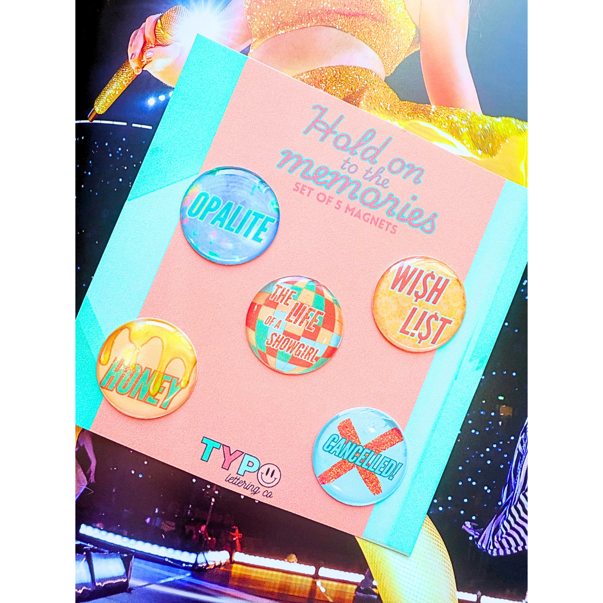 Showgirl Magnet Set (Pack of 5)