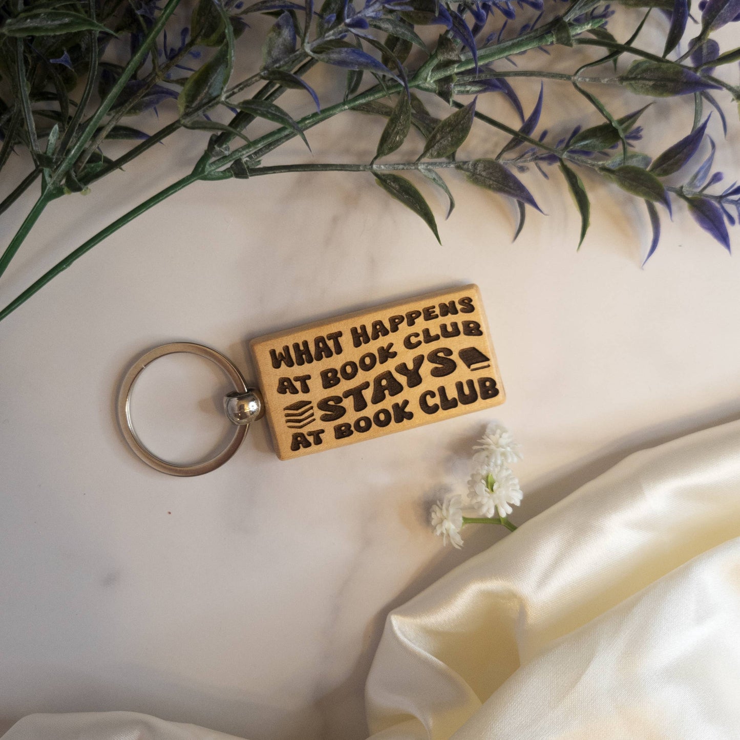 Bookish Saying Keychains