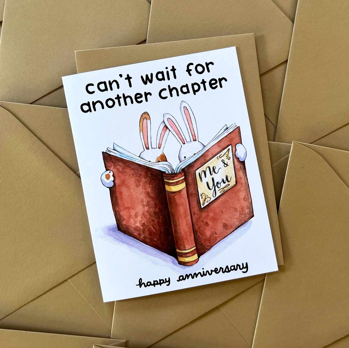 Another Chapter Book Anniversary Card