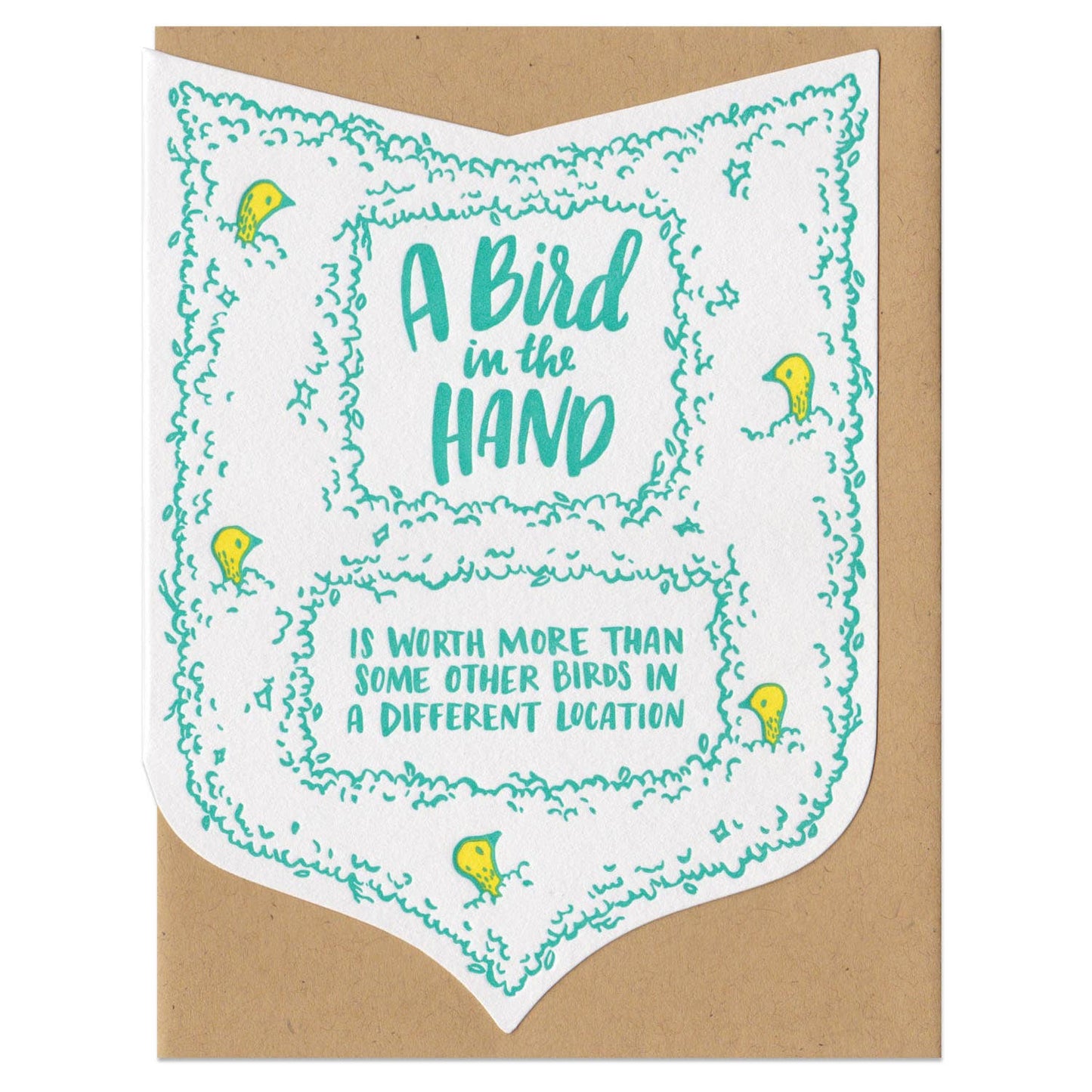 Bird in the Hand Greeting Card