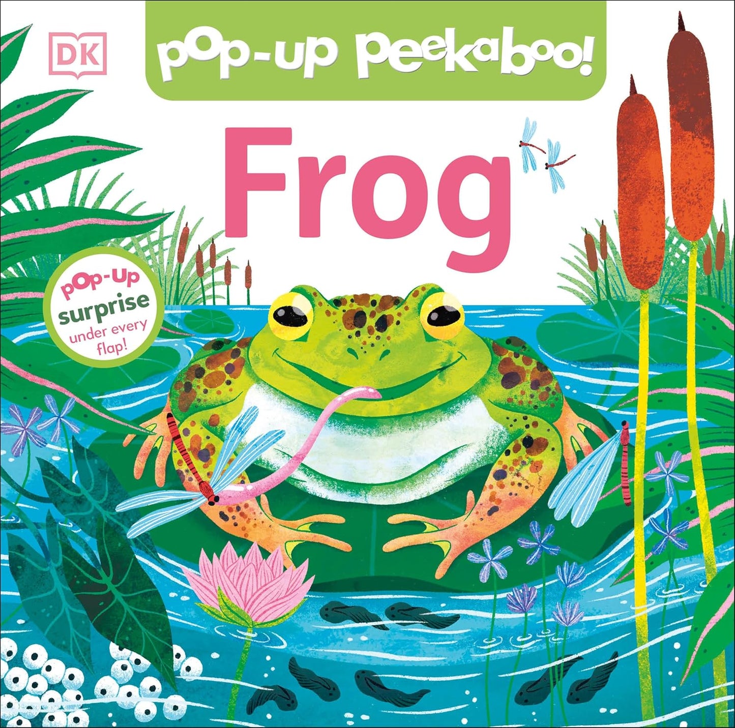 Pop-Up Peekaboo! Frog by DK (Board Book)