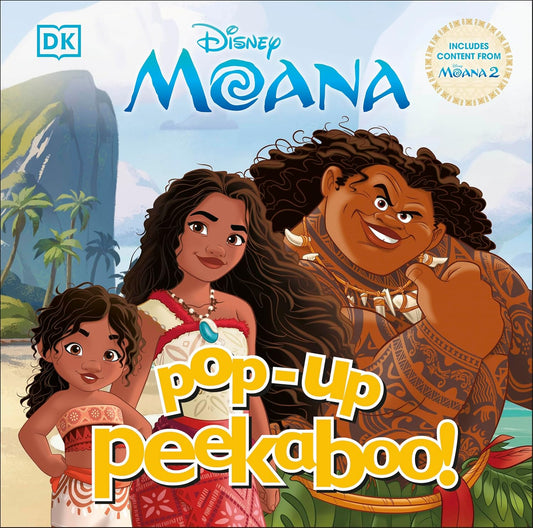 Pop-Up Peekaboo! Disney Moana by DK (Board Book)