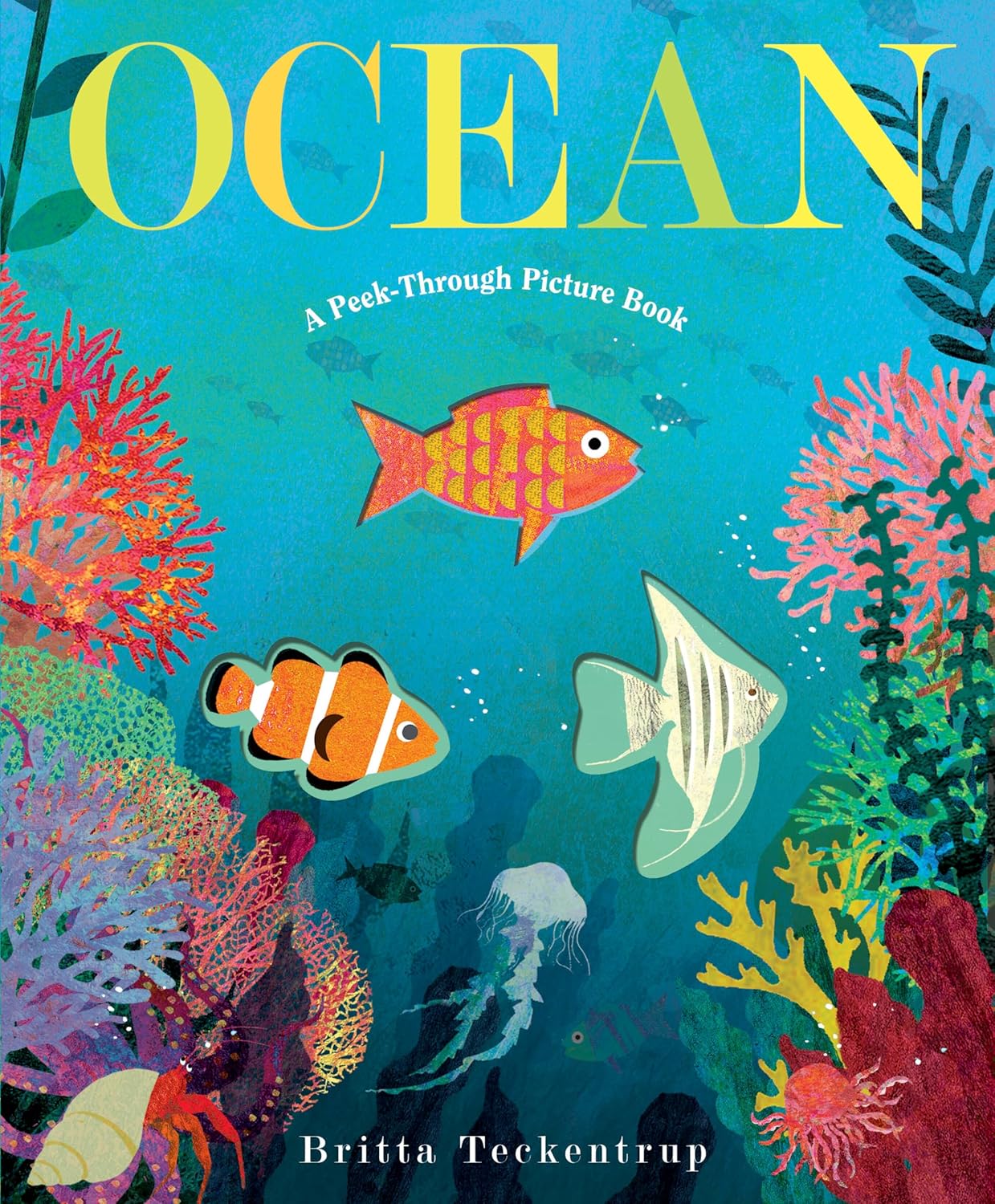 Ocean a Peek-through Board Book by Britta Teckentrup