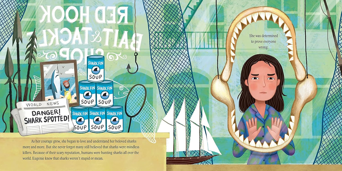 Shark Lady by Jess Keating; Illustrated by Marta Álvarez Miguéns (Hardcover Picture Book)