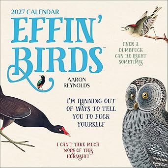 Effin' Birds 2027 Wall Calendar