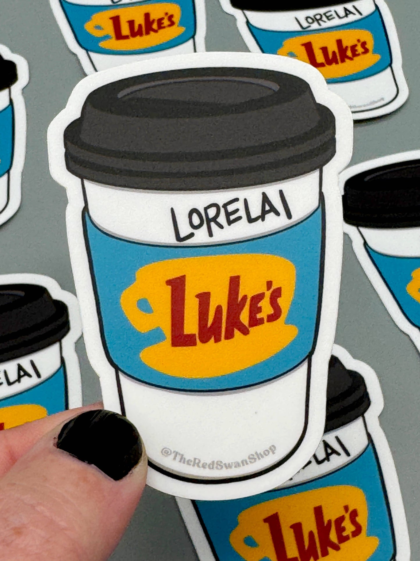Vinyl Decal - Gilmore Girls - Luke's Cafe Cup