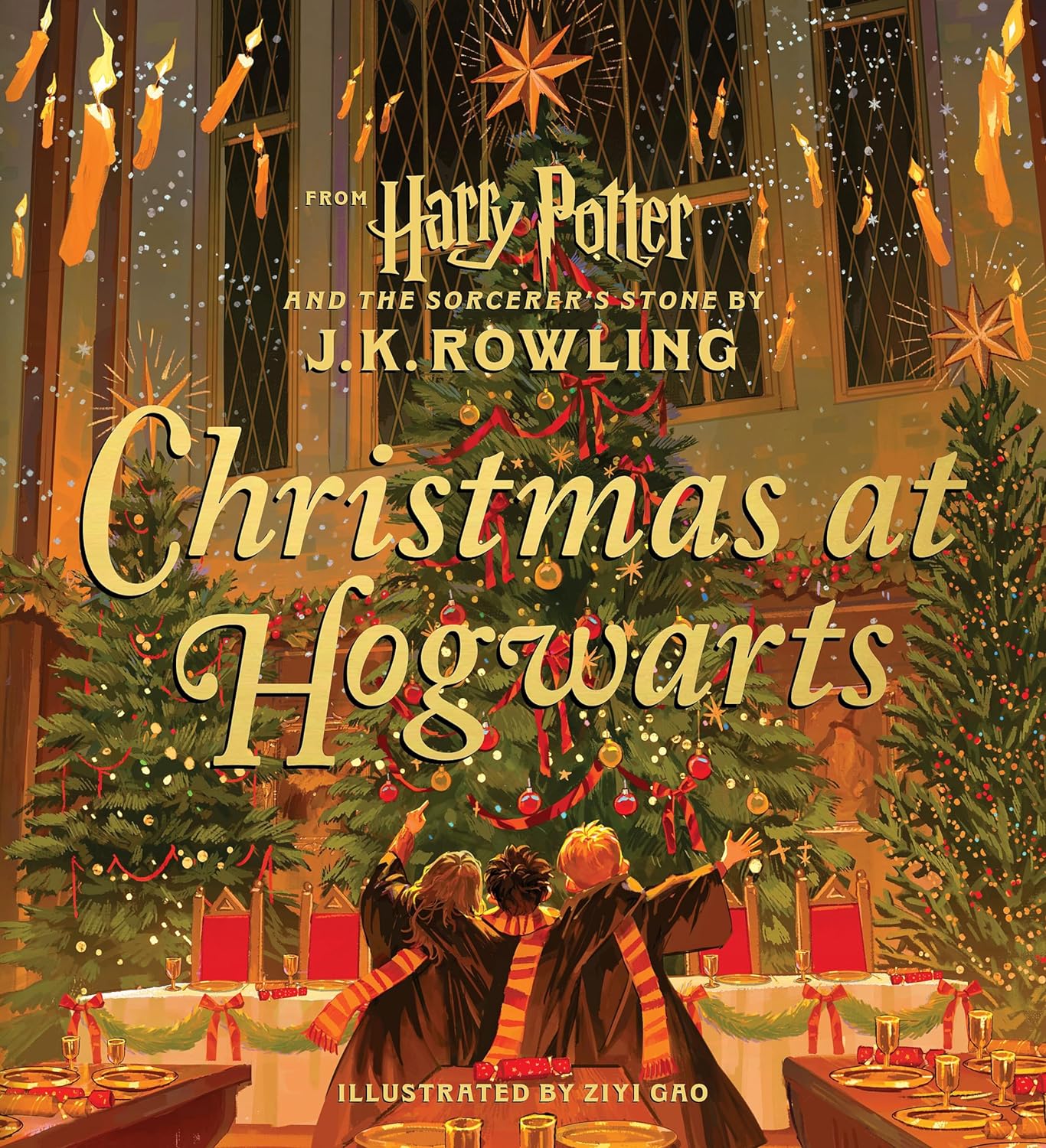 Christmas at Hogwarts by J.K. Rowling; Illustrated by Ziyi Gao (Hardcover)