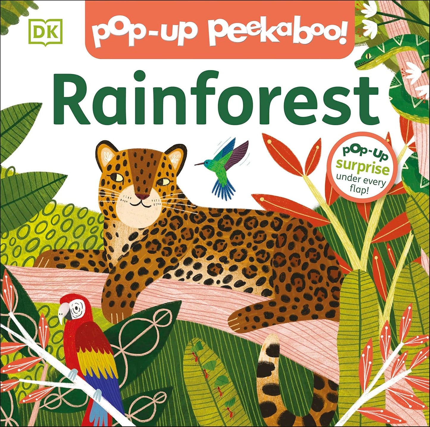 Pop-Up Peekaboo! Rainforest by DK (Board Book)