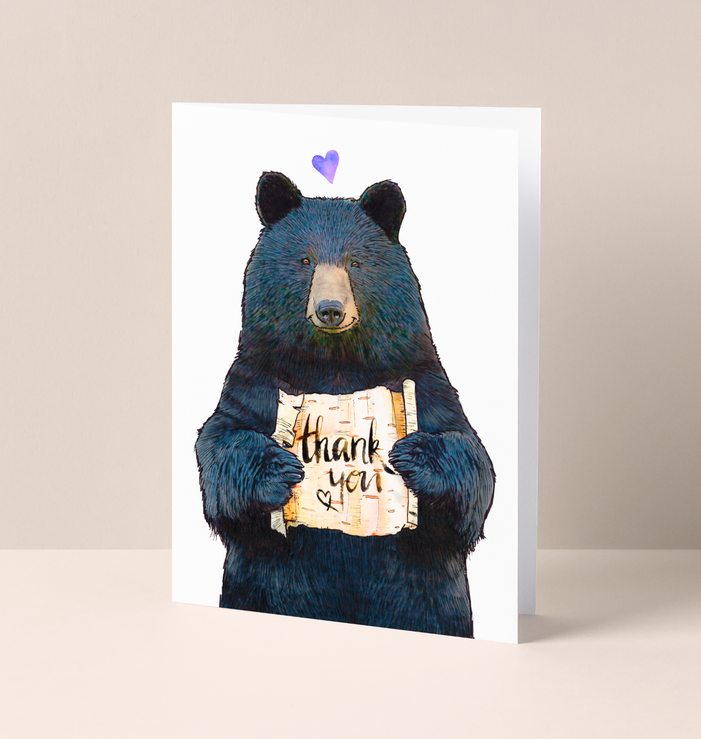 "Thank You Bear" Greeting Card